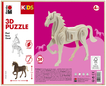 Marabu KiDS 3D Puzzle Pferd